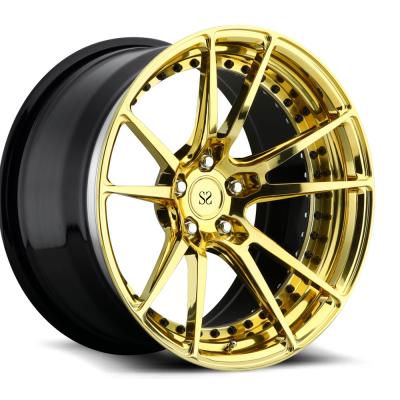 China 20 21 and 22, 2- piece Forged Wheels, Made of 6061-T6 Aluminum Alloy 5x112 For  Mercedes Benz for sale