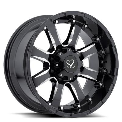 China Custom Big Lip Forged Off Road Wheels With -19 -25 -44 -76 -101 And 6 X 139.7 For Ford Wrangler for sale