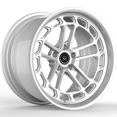 China Audi RS6 21 22 23 24 Inch 2 PC Polish Forged Wheel Rims 5x112 Made of 6061-T6 Aluminum Alloy for sale