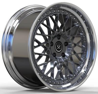 China 23 Inch 24 Inch Polish Mclan 2pc Forged Wheels 5x112 for sale