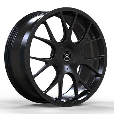 China 19 Inch Staggered Matt Black 1-Pc Forged Alloy Wheels For Porsch 996 5x130 for sale