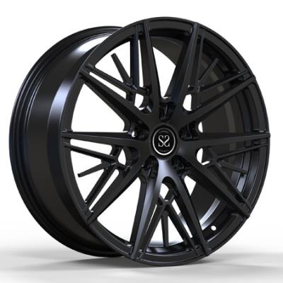 China Satin Black 21 Inch 5x120 5x112 Deep Dish Alloy Wheels For M5 M6 for sale