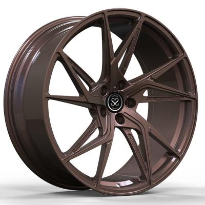 China SS1024 21 Inch Matt Bronze 5x112 Mercedes Benz Forged Wheels For AMG SLS 5x112 for sale
