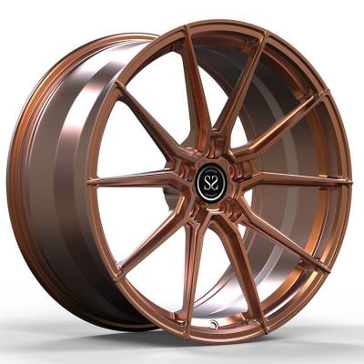 China 5x108 1 Piece Forged Wheels 6061-T6 Aluminum Alloy for sale