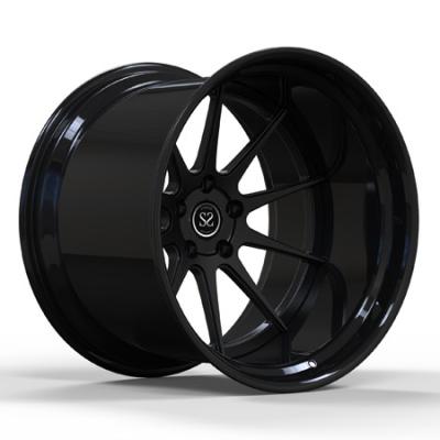 China Super Concave Custom Wide 20x14 Polishing Forged Wheels Deep Dish For Corvette for sale