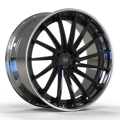 China Audi Rs6 Two Piece 139.7MM PCD TUV 21 Forged Wheels 5x113 for sale