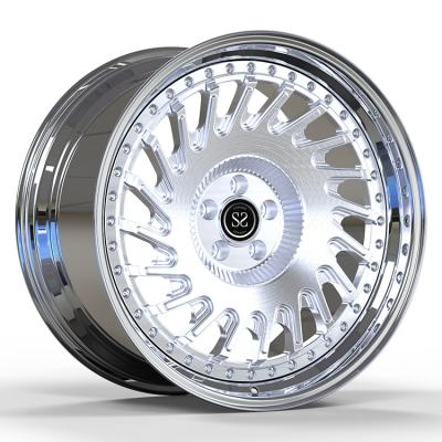 China 21 Inches Audi Rs6 6061 T6 Custom 2 Piece Wheels 5x112 for sale