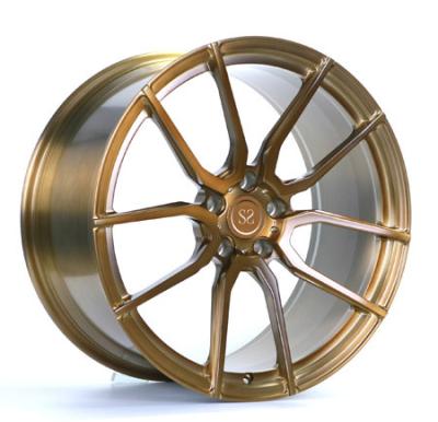 China Heavy Duty Brushed Bronze 21 Inch Forged Wheels For Audi Q5 for sale