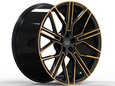 China Bmw X5 Black And Bronze 17inch 1 Piece Forged Wheels High End Design Alloy for sale