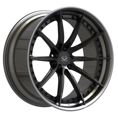 China Rs6 Audi Forged Wheels Satin Grey Barrel Super Deep Concave for sale
