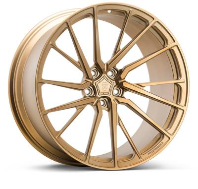 China Deep Dish Staggered Directional Spokes Forged Car Wheels 20 Inch 22 Inch for sale