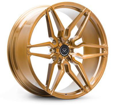 China Candy Color Super Concave 2 Forged Wheels 21 Inches Gtr 5x120 for sale