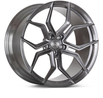 China Chrome Polished Brushed 1 Piece Forged Wheels Deep Concave Deep Dish for sale