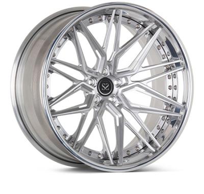 China 3 Piece Forged 22 Inch Deep Lip Concave Wheels 18 Inch 24 Inch for sale