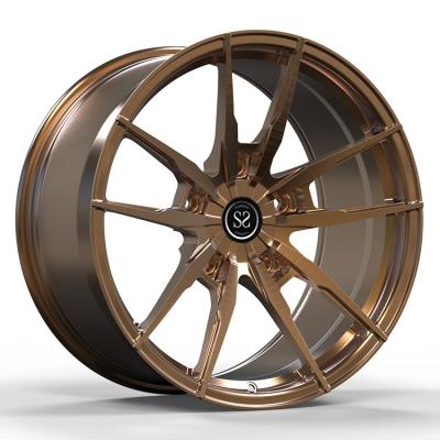 China Forged Aluminum 21 Inches Audi Rs6 Two Piece Forged Wheels 139.7mm Pcd for sale