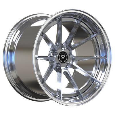 China Toyota Supra Abflug Supra 5x114.3  Polish 2-PC Forged Alloy Rims Staggered 19 and 20 inches for sale