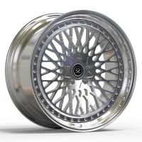 China 2 PC Polished Wheels For Golf 6 R Forged Brushed Gun Metal 20inch 20x9.5 Alloy Car Rims for sale