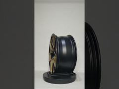 19 Inch Staggered Black 1 PC Forged Aluminium Wheels For Lamborghin Hurucan