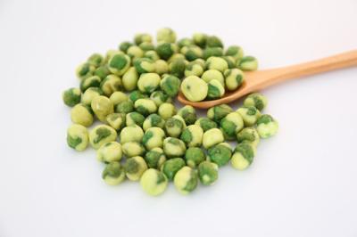 China GMO - Free Roasted Salted Green Peas Delicious Safe Raw Ingredient Hard Texture for sale