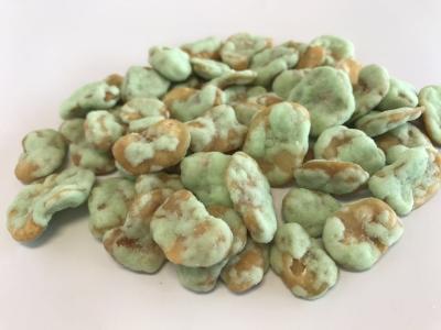 China Coated Wasabi Roasted Salted Broad Beans Food Vitamins Contained For Children for sale