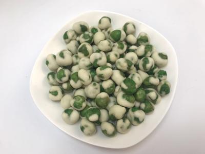China White Wasabi Flavor Green Peas Snack , Healthy Salted Green Peas BRC Certificated for sale