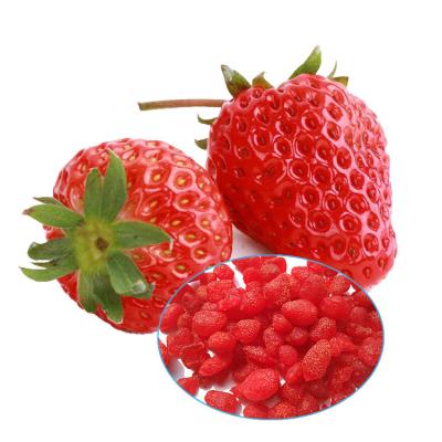 China Bocados altamente alimenticios de los frutos secos, fresas liofilizadas ningún azúcar añadido en venta