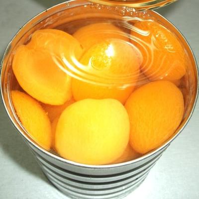 China Zachte Textuur van het abrikozen de Organische Ingeblikte Fruit Geen Kunstmatige Bewaarmiddelen voor Voorgerechten Te koop