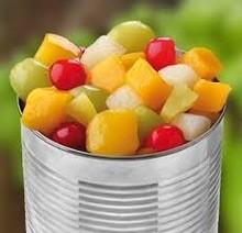 China Mixed Organic Canned Fruit , Low Calorie Canned Fruit Cocktail Refreshing Taste for sale