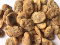 China Fried Corn Flour Coated Dried Split Broad Beans Customized Flavor Crispy Taste for sale