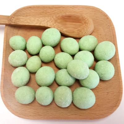 China Healthy Low Fat Roasted Coated Wasabi Peanuts Coconut Flavor Without Pigment OEM for sale