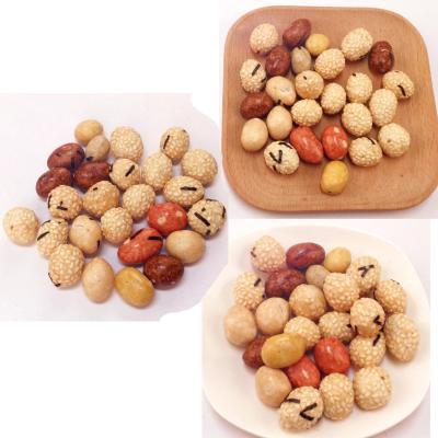 China Roasted 100% Healthy Delicious Natural Soy sauce flavor Peanuts Coated in Colorful Skin in Bulk Packing for sale