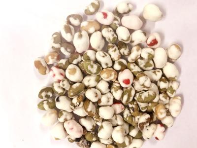 China Wasabi Flavor Gour Coloe Coated Soya Bean Dry Roasted Snack Retailer Packing for sale