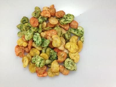 China Crispy Colorful Mixed Fried Broad Bean Chips Spicy Seaweed Curry Flavor for sale