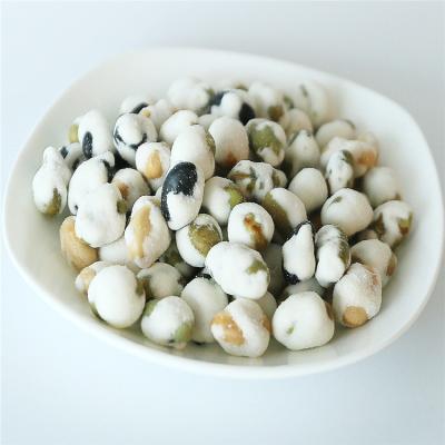 China Pure Natural Healthy Wasabi Flavor Soya Bean Snacks Black Green Beans for sale