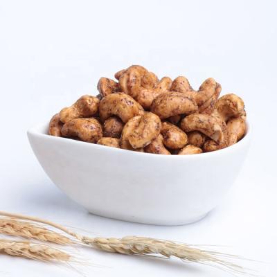 中国 ハラール/Kosher CertificationのNON-GMO Black Pepper Coated Roasted Cashews Snacks Healthy Nut Food 販売のため