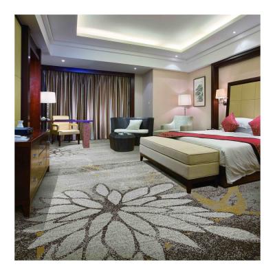 China Woven Axminster Hotel Corridor Carpet Wool Broadloom for sale