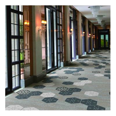 China Hotel Hallway And Room Hospitality Axminster Woven Carpet With CRI for sale