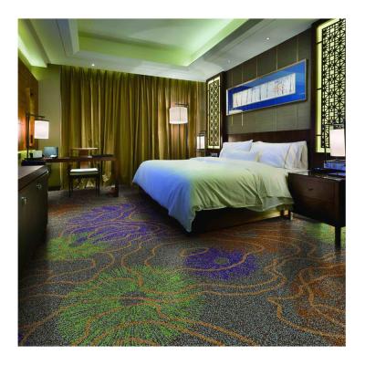 China Wool Carpet With Fire Rating B1 For Custom Hotel Woven Axminster Carpet 4m for sale