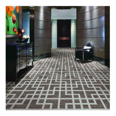 China Custom Design Banquet Hall Woven Axminster Carpet With CRI And CE for sale
