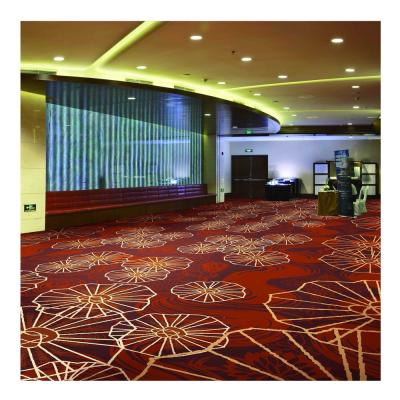 China Woven Axminster Wool Nylon Carpet Wall To Wall Ballroom And Banquet Hall for sale