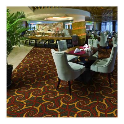 China Hotel Lobby Carpet Decor Woven Axminster Carpet Fire Retardant for sale
