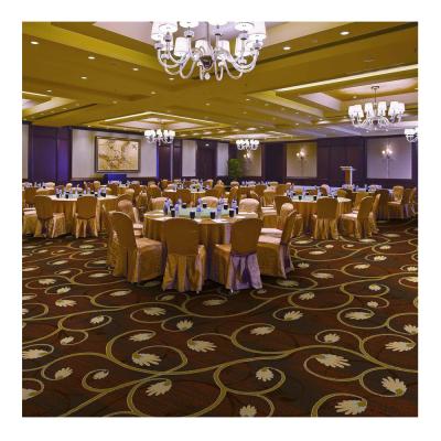 China Game Room Fireproof Fleece Hospitality Woven Jacquard Carpet With Antistatic for sale