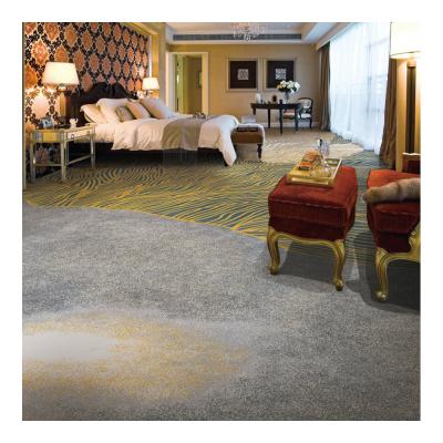 China Luxury Commercial Hospitality Carpet 100% Nylon Printing Dye Method For Room for sale