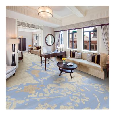 China 100% Nylon 6 Printed Carpet Luxury Hospitality Carpet Concinnity Style Loop Pile for sale