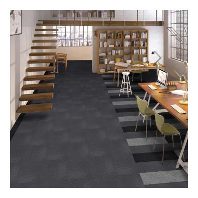 China Polypropylene Carpet Commercial Modular Carpet with PVC backing 50cm x 50cm for sale