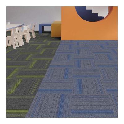 China Bitumen Carpet Commercial Polypropylene Modular Carpet Tiles 5 Colors Available for sale