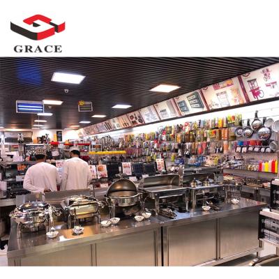 China Modern Luxury Commercial Supplies One Stop Solution Oman Store Agent Kitchenware Store Kitchen Equipment Store for sale