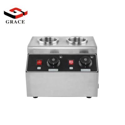 China Customized commercial electric double board stainless steel ketchup bottle chocolate cream warmer sauce insulation machine en venta