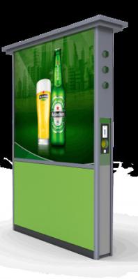 China OEM ODM Aluminum Can Recycling Reverse Vending Machine For Downtown for sale