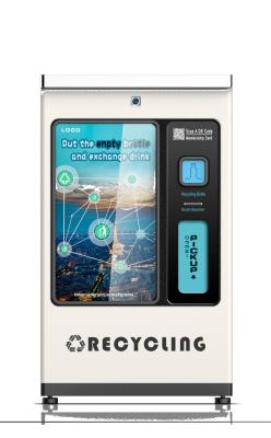 China Hospital Glass Bottle Recycling Vending Machine 350KG Reward Redeem Gift / Digital Deposit for sale